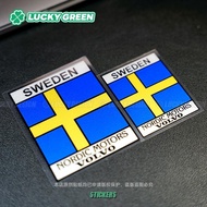 Volvo Window Reflective Sticker, SWEDEN Design Sticker, XC60, XC90, S60, S90 Car Shell Reflective De