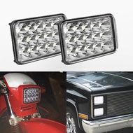 4"x6" Car LED Headlights Hi/Lo Beam White light For H4651 H4652 H4656 H4666 Truck Conversion Off Roa