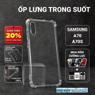 Samsung A70, A70s PKTH Case Transparent smooth Case | SS galaxy flexible phone case protects the Sam