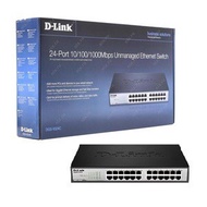 D-Link DGS-1024C 24-Port Gigabit Unmanaged Desktop Switch DGS-1024D