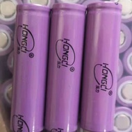 Lithium Hongli 18650 battery 1200mah miliampere 3.7v1500mah flat head battery small fan dedicated