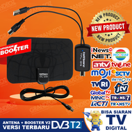 Spider Original Antena TV TFL-D146 + Booster Signal 4K TV Anten FullHD Digital Analog 4K High Gain 2