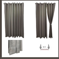 B5 Ready Made Curtain 90%Blackout Siap Jahit Langsir(Free Cangkuk / ring)Langsir RAYA Kain Tebal 100%Polyester Blackout