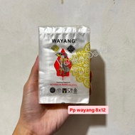 PP Wayang 8x12 Wayang Plastic/ 8x12 Plastic/ Wrap 8x12 Plastic/ 8x12BENING