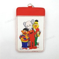 Sesame Street Kaws Bert Elmo Ernie Ezlink Card Holder With Keyring