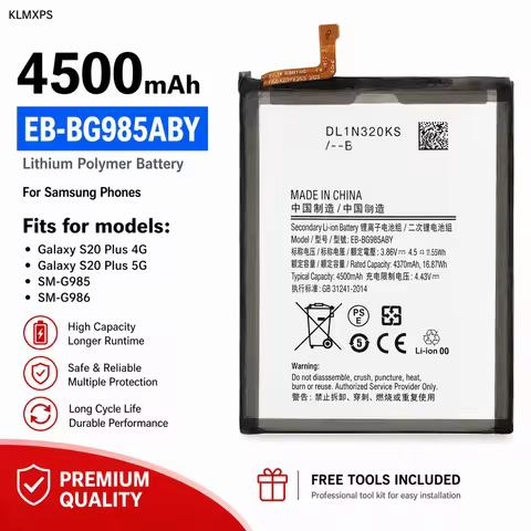 Replacement Battery For Samsung Galaxy S20 Ultra S20 Plus S20 S21 FE EB-BG988ABY EB-BG980ABY EB-BG98