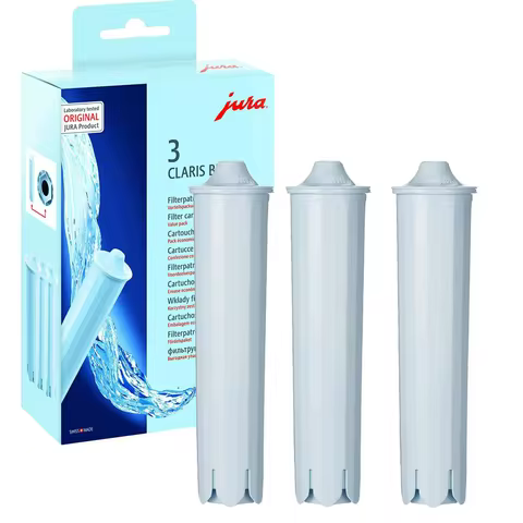 Jura Filter Cartridge CLARIS Blue Water Filter Cartridge for Coffee Machines Pack of 3