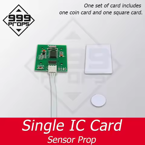 Single RFID prop room escape adventurer game put ic card in related IC reader to unlock with audio r