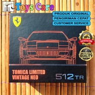 MERAH TOMICA LIMITED VINTAGE TLV NEO FERRARI 512 TR 512TR RED - TOMYTEC PREMIUMOriginal