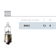 H6W 6W 12V ORIGINAL  HDIAO LAMP BULB 6W 12V FOR USE ON：UNIVERSAL VEHICLE