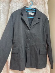 Wanko深灰色西裝外套