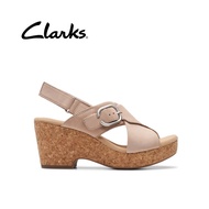 Clarks Giselle Dove Sand Nubuck Womens Shoes