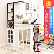 Get 7% coupon+gift】Month Bar Counter Household Bar Counter Wine Cabinet Living Room Bar Restaurant H