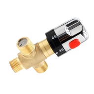 [tenlzsp0bc] Brass Thermostatic Valve Temperature Control G1/2 Plumbing Fixtures Bathroom Faucet The