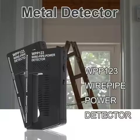 WPP123 Wire Pipe Power Detector High Sensitivity Adjustable Wall Detector Scanner Hand Push Off Dura
