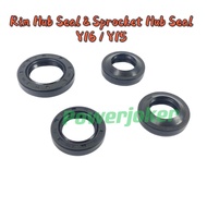 Yamaha Y16 Y16ZR Y15 Y15ZR - Front &amp; Rear Hub Sport Rim Bearing Oil Seal Sprocket Spocket Spoket Rumah Hub Getah Disc