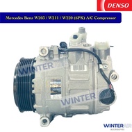 • Mercedes Benz W203 / W211 / W220 (7SEU17C) • (6PK) Air Cond Compressor (Original) • Winter Air •