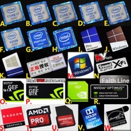 Brand Sticker Coreon 6th Generation core i3 i5 i7 Xeon Computer 6th Generation cpu Label Sticker Not