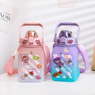 现货 方糖渐变色水瓶 (1500ml) water bottle