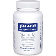 Pure Encapsulations Vitamin D3 125 mcg (5,000 IU) -  to, Joint, Breast, Heart, Colon, and Immune Hea