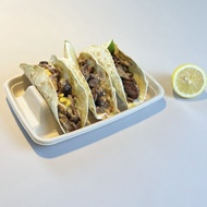 Take away taco packaging box, disposable Mexican crispy taco box, environmentally friendly pulp pape