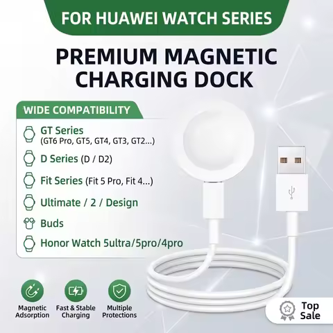 For Huawei Watch Charger For Huawei GT3 GT6 GT5 GT4 Pro Buds Ultimate Cyber Charger For Huawei Watch