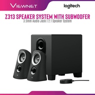 LOGITECH Z313 2.1 2.1 SPEAKER SYSTEM RICH BALANCED SOUND WITH SUBWOOFER | WIRED CONTROL POD |  3.5MM