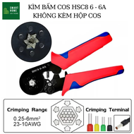 Kìm bấm cos pin kim rỗng kiềm bóp cốt 0.5mm 6mm 16mm kềm ép đầu cosse dây điện đa năng HSC8 6-4 HSC8
