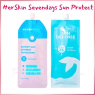 Herskin Her Skin Sun Defense Sevendays 7Days Sun Protect 50g Sachet Sunscreen Sunblock