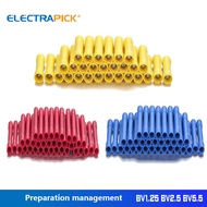 Electrapick BV1.25/BV2.5/BV5.5 Insulated Straight Wire Butt Connector (50/100 Pcs)