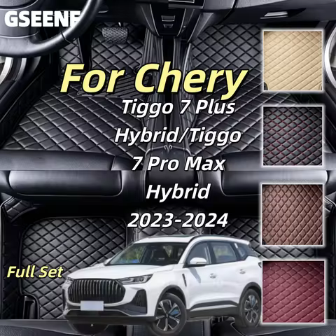 Custom Car Floor Mat For Chery Tiggo 7 Plus Hybrid/Tiggo 7 Pro Max Hybrid 2023-2024 Carpet Cover Int