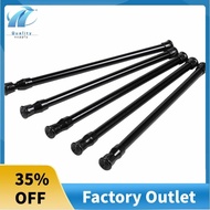 5 Pack Cupboard Bars Tensions Rod Spring Curtain Rod for DIY Projects, Extendable Width, 11.81 to 20 Inches (Black)