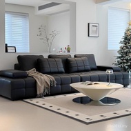 Large Small Apartment Sofa Bed Row New Style Lawrence Leather Villa Sofa Art Genuine Leather Sofa It