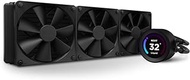 NZXT Kraken Elite 360 - RL-KN36E-B1-360mm AIO CPU Liquid Cooler - Customizable 2.36" LCD Display for Images, Performance Metrics and More - High-Performance Pump - 3 x F120P Fans - Black