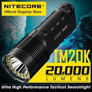 NITECORE TM20K 20000ลูเมนไฟฉายกลชาร์จไฟได้ USB สว่างเป็นพิเศษไฟฉาย LED ชาร์จเร็ว