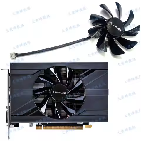New Cooling Fan for SAPPHIRE RX570 RX470D ITX Gaphics Video Card T129215SU