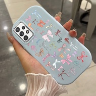 Casing HP For Samsung Galaxy A52 4G A52 5G A52s 5G A51 M40s Case Casing Bow Pattern HP Casing Silico