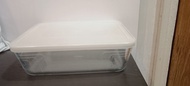 American brand Pyrex Glass food storage container 美國牌玻璃食物盒連盒蓋