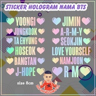 BTS HOLOGRAM BTS MEMBER NAME ARMYBOMB LIGHTSTICK STICKERS BTS Lightstick
