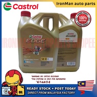 Castrol EDGE 5W-30 C3 Engine Oil for Petrol and Diesel Cars (4L) Minyak Hitam 5W30 With Oil Filter