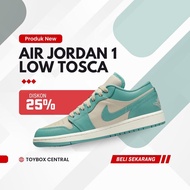 Sepatu Casual AirJordan 1Low White Tosca Premium Cewe Cowo