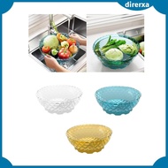 [Direrxa] Dryer Basket Storage Container Handheld Kitchen Gadgets Salad Mixer Bowl Fruit Washer Dryer for Accessories Shop Foods Veggie