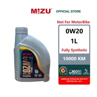 Mizu (1L) 0W-20 SP [Ester Formulated] Fully Synthetic Engine Oil  API license all car toyota honda p