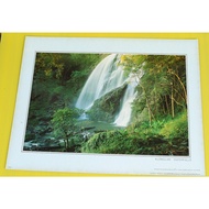 Poster Picture Of Klong Lan Waterfall Half Area 2388 Size 16x20 Inches Or (41 cm. x 51)