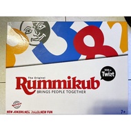 拉密 Rummikub Twist 變臉版 數字遊戲牌英文版 拉密牌 以色列麻將 拉密變臉版 拉密 拉密數字牌