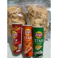 Stax tube lays, 500gr package of all flavors/ Assorted original layk chips
