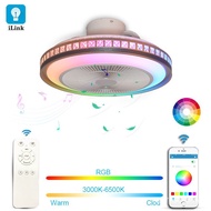 Ceiling Fan Light Phantom Bedroom Household Fan Smart Bluetooth Ceiling Fan LED Smart Music APP Rest