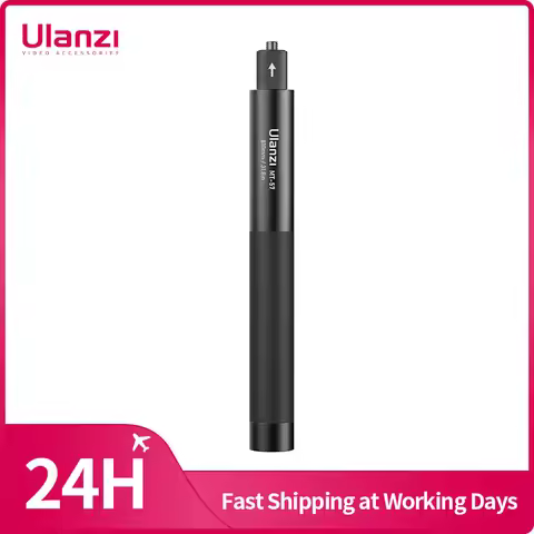 Ulanzi MT-57/MT-58 Action Camera Extendable Selfie Stick Pole 1/4'' Screw Lightweight for GoPro Hero