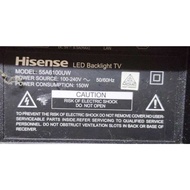(D0120) HISENSE 55A6100UW PART TV USED (MAIN BOARD,POWER BOARD,TCON RIBBON,SENSOR & POWER BUTTON)