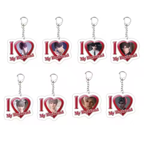Acrylic Love and Deepspace Keychain Keychain My Boy Friend Sylus Xavier Zayne Rafayel Key Chain Ring